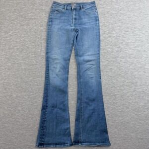 MOTHER The Runaway Flare Jeans Blue Denim High Rise Size 28 Vintage 70s Y2K